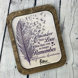 Alzheimer's Awareness Sign and Magnet 1