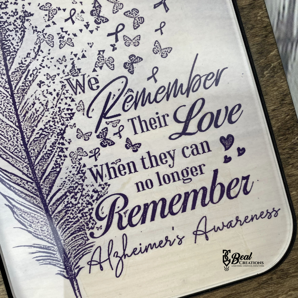 Alzheimer's Awareness Sign and Magnet 2