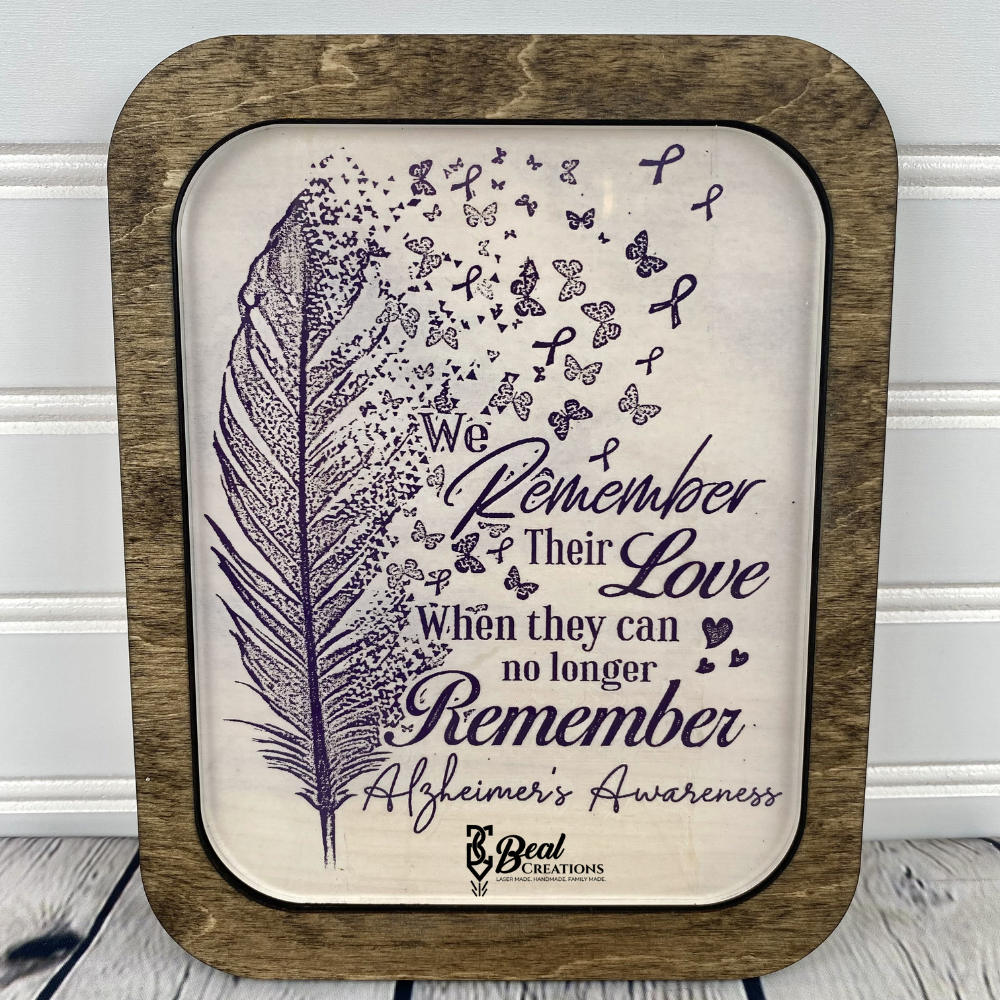 Alzheimer's Awareness Sign and Magnet 4