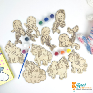 Mermaids Unicorns Paint Kit 1
