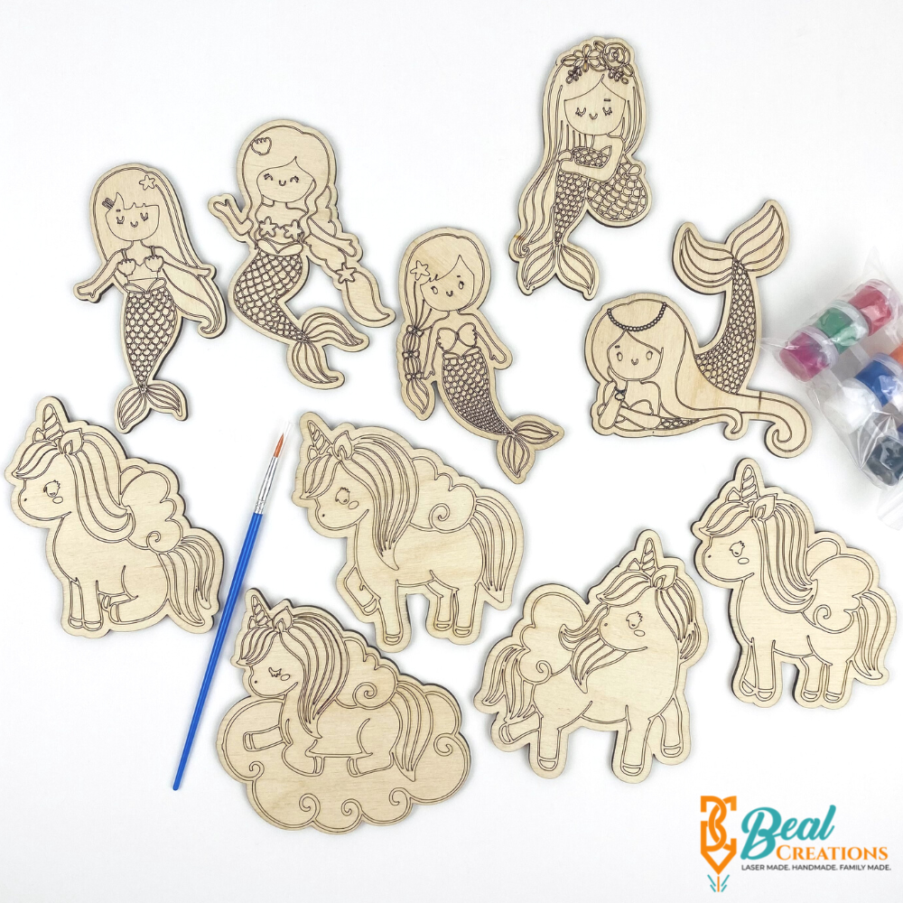 Mermaids Unicorns Paint Kit 2