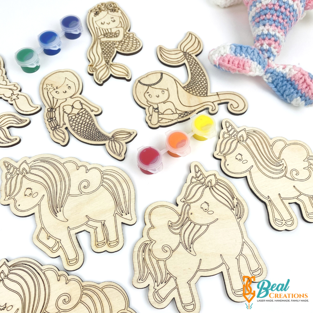 Mermaids Unicorns Paint Kit 3