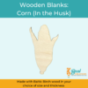 Wood Blanks Wood Cutouts Fall Blanks Corn 1