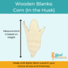 Wood Blanks Wood Cutouts Fall Blanks Corn 2