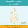 Wood Blanks Wood Cutouts Fall Blanks Corn Stalk 1