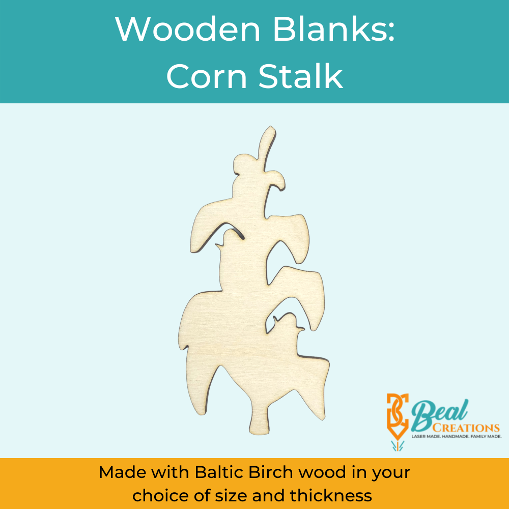 Wood Blanks Wood Cutouts Fall Blanks Corn Stalk 1