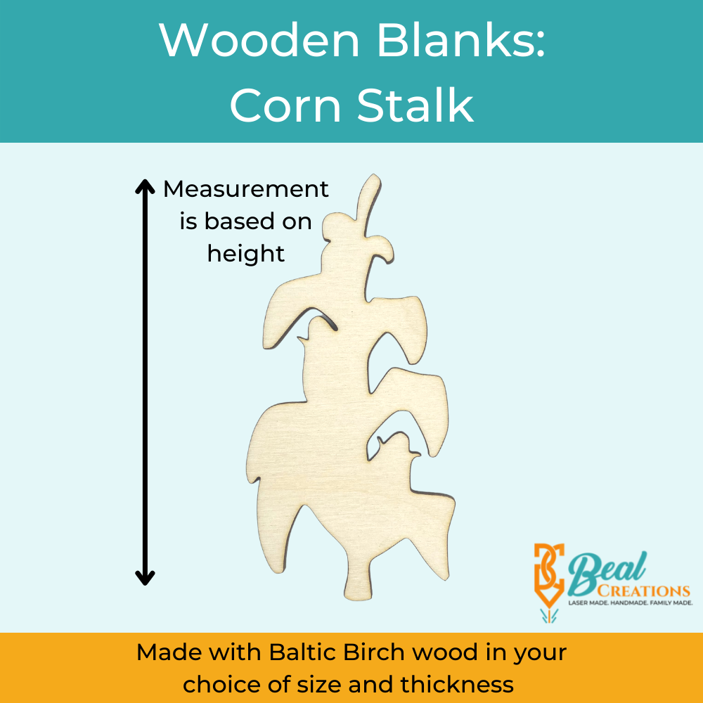 Wood Blanks Wood Cutouts Fall Blanks Corn Stalk 2