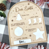 Dear Santa Sign Dry Erase Dear Santa Reuasble Santa Sign 1