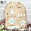 Dear Santa Sign Dry Erase Dear Santa Reuasble Santa Sign 5