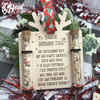 Reindeer Food Ornament Food for Rudolph Kids Ornaments 5