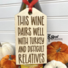 Wine Tag Wine Gift Tag Funny Wine Tag Wine Gift Thanksgiving Humor 2