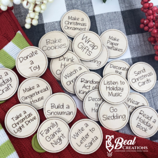 Winter Activity Tokens Christmas Tokens Christmas Activities Christmas Countdown Advent Tokens 1