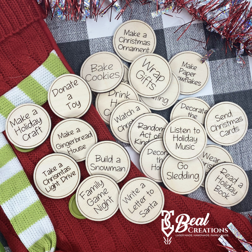 Winter Activity Tokens Christmas Tokens Christmas Activities Christmas Countdown Advent Tokens 2