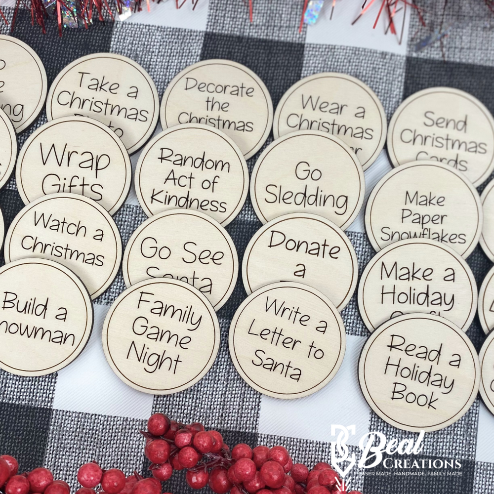 Winter Activity Tokens Christmas Tokens Christmas Activities Christmas Countdown Advent Tokens 4