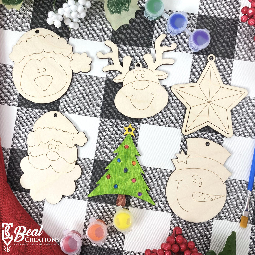 Christmas Ornament Paint Kit Kids Craft DIY Ornament 2