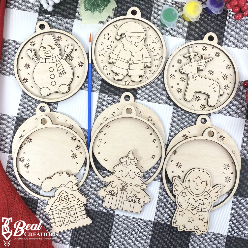 Christmas Ornaments DIY Kit Kids Ornament Craft 3