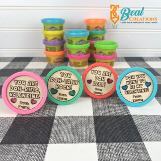 Kids Valentines Play Doh Valentines Non Candy Class Valentines 2