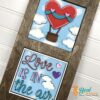 Leaning Ladder Tiles Interchangeable Valentines Love is in the Air 3