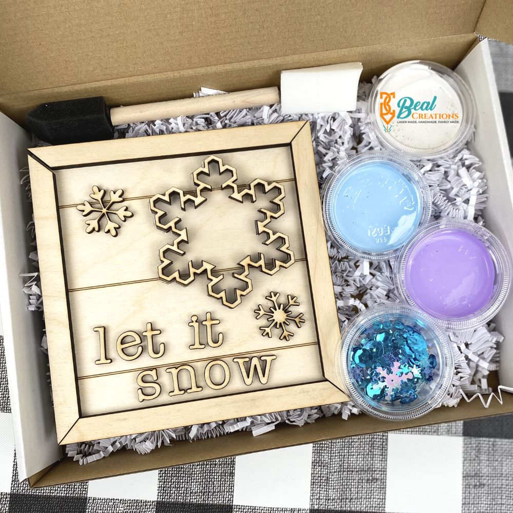 Let It Snow DIY Paint Kit 2