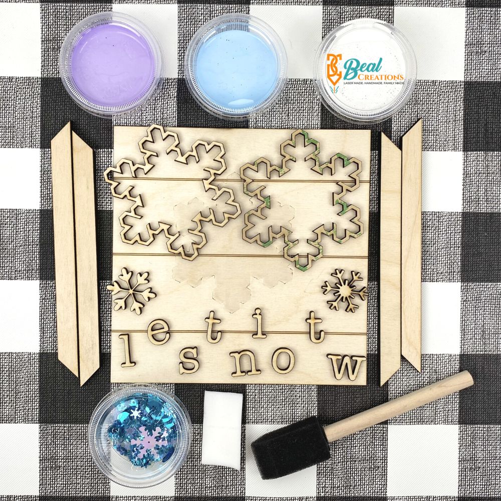 Let It Snow DIY Paint Kit 6