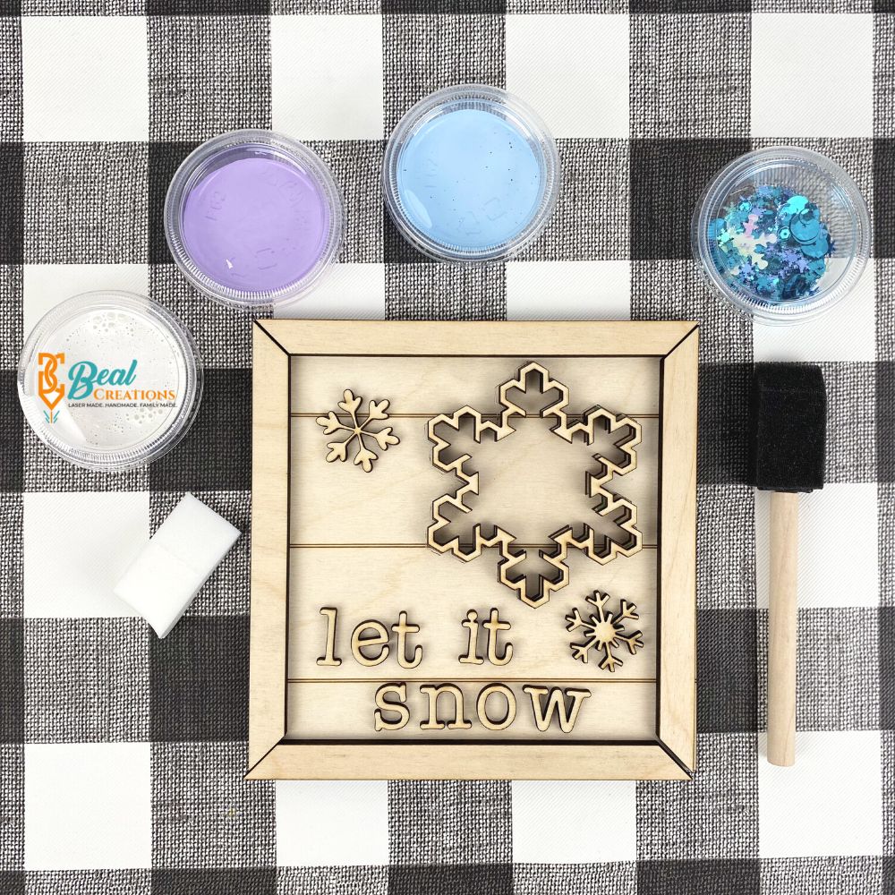 Let It Snow DIY Paint Kit 7