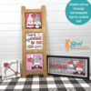 Valentine Gnome Leaning Ladder Tiles Inserts 3