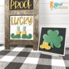 St Patricks Day Leaning Ladder Tiles Inserts Finished 3