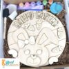 Happy Easter Bunny DIY Paint Kit Easter Craft Paint Party Kids Craft Kit 1