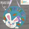 Happy Easter Bunny DIY Paint Kit Easter Craft Paint Party Kids Craft Kit 4