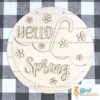 Hello Spring Umbrella DIY Paint Kit Paint Party Blank 1