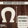 horseshoe blanks st patricks day cutouts wooden crafts DIY 2