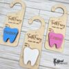 Tooth Fairy Door Hanger Holder Personalized with Kids Name 2