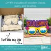 Hello Summer Sunglasses DIY Paint Kit Paint Party Summer Crafts Decor 3
