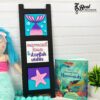 Leaning Ladder Mermaid Tiles Mermaid Decor Mermaid Kisses Starfish Wishes 2