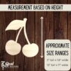 Wooden Blanks Cherries Cutouts Fruit DIY Crafts 2
