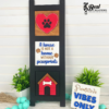 Interchangeable Leaning Ladder Tiles Pets Dogs Cats Decor 1