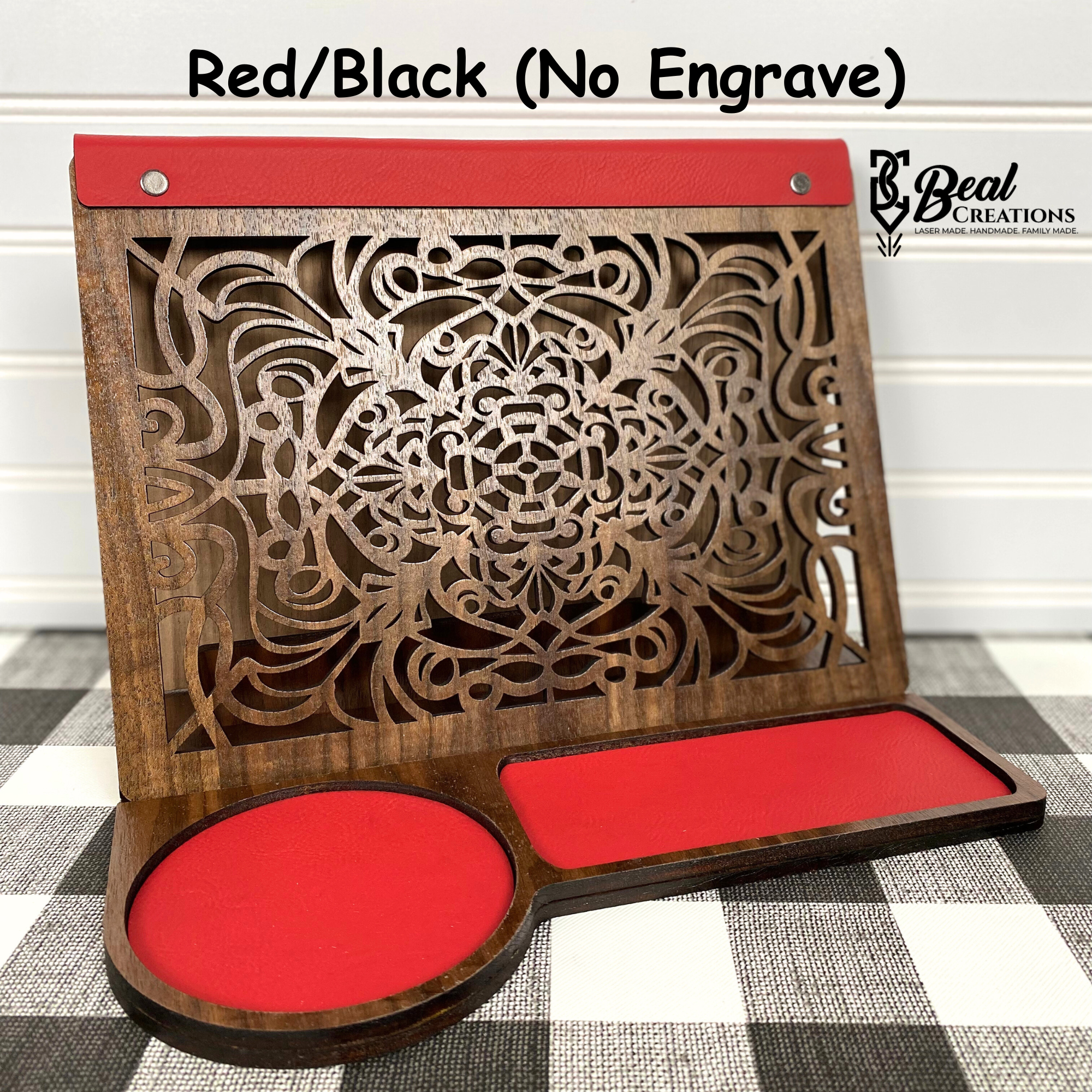 Book and Tablet Display Valet Stand Bedside Kitchen Recipe Holder Unique Gift Idea Book Lover 11