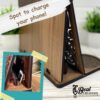 Book and Tablet Display Valet Stand Bedside Kitchen Recipe Holder Unique Gift Idea Book Lover 3