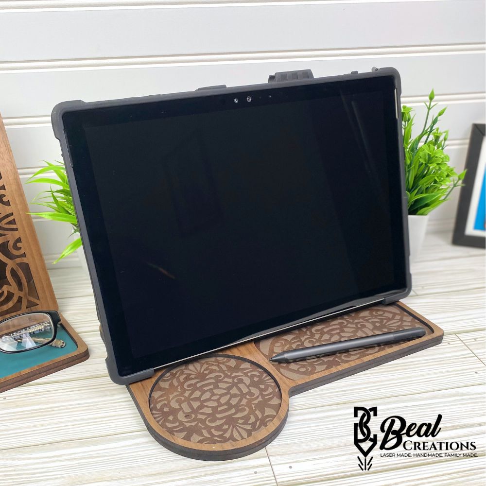Book and Tablet Display Valet Stand Bedside Kitchen Recipe Holder Unique Gift Idea Book Lover 6