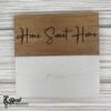 Marble and Acacia Wood Coasters Personalized Engraved Housewarming Real Estate Realtor Closing Gift Wedding 5