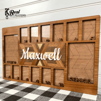 Quilt Photo Frames for Special Occassions School Years Babys First Year Family Grandkids PreK Graduation Senior Pictures 3