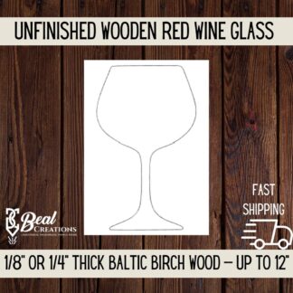 Wood Blanks - Red Wine Glass
