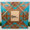 Wood Quilt Photo Frame 8x10 Picture Unique Wedding Housewarming Gift Family Photos Maple Cherry Mahogany Walnut Woods 4