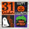 Leaning Ladder Tiles Halloween Interchangeable Decor Decorations for Holidays 1