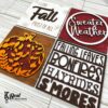 Leaning Ladder Tiles Interchangeable Decor Fall Time Vibes Decoration Love Fall Sweater Weather Smores 2