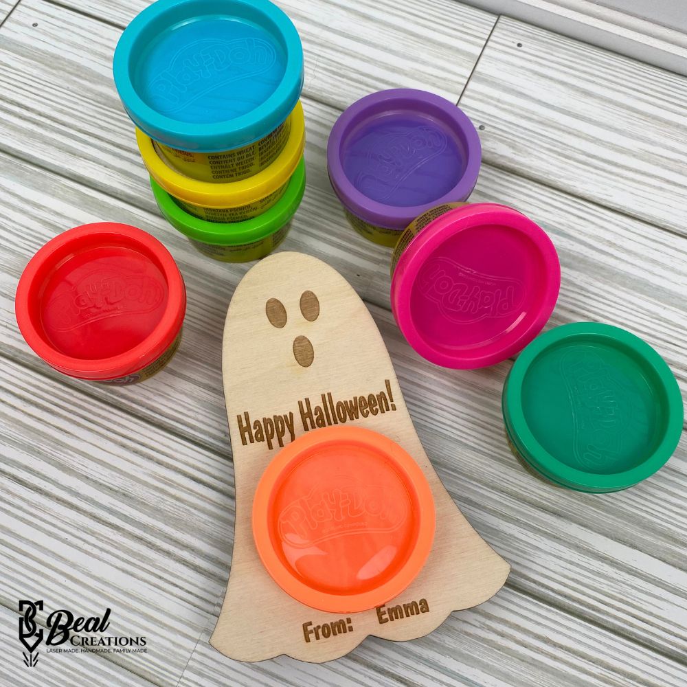 Play-Doh Ghosts - Beal Creations