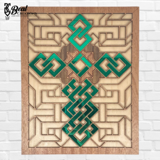 Celtic Cross Wooden Wall Decor St Patrick's Irish 1