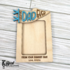 Best Dad Ever Magnet Frame Grandpa Papa Father's Day Gift Picture Photo from Kid 3
