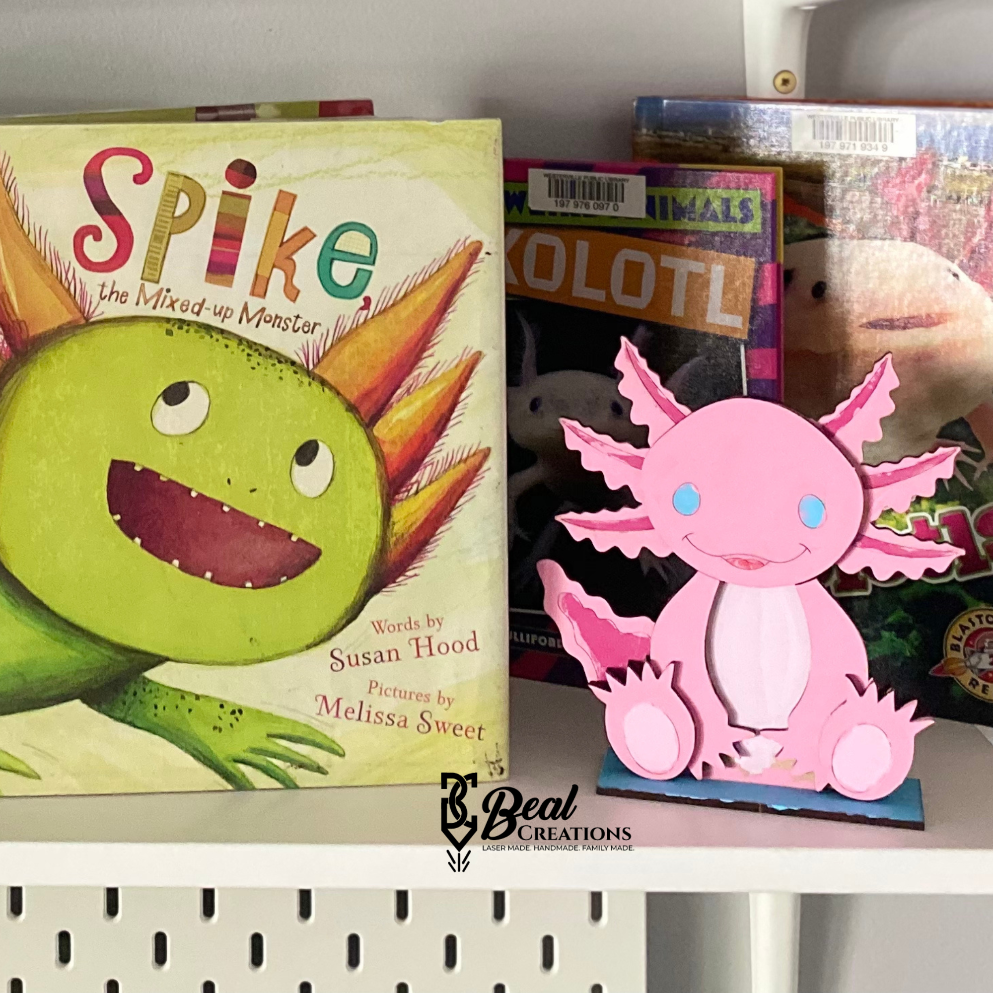 Axolotl Craft Kit Fun Kids Activity Paint Party Favor Class Art Project Montessori Homeschool 4
