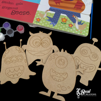 Halloween Monster Paint Kit Crafts for Kids 3